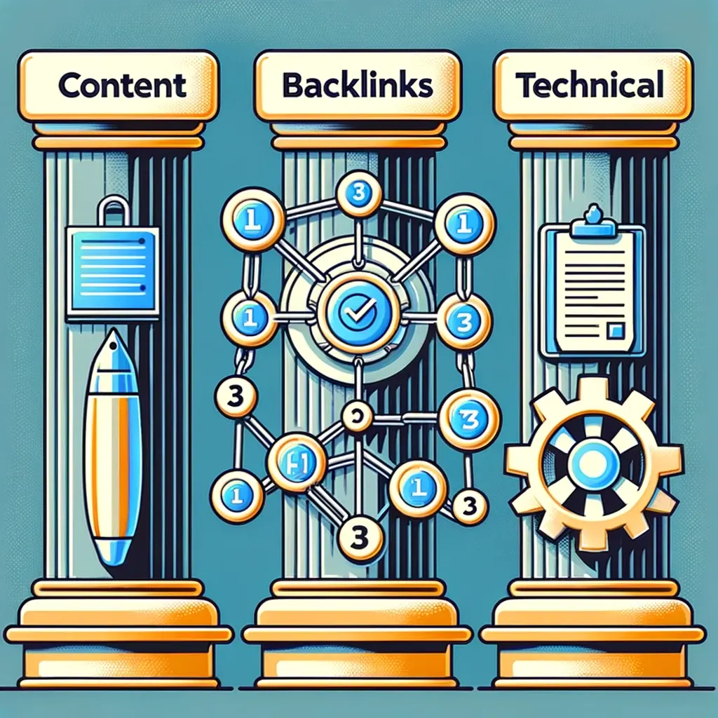 three pillars of seo