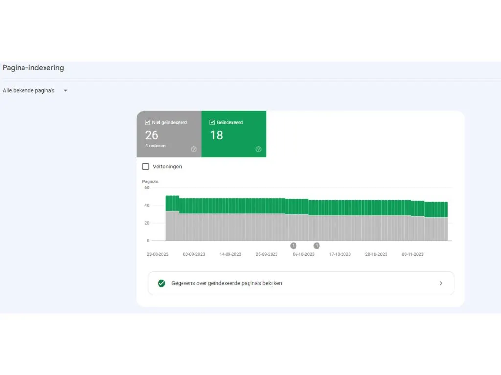 google search console page indexing report overview