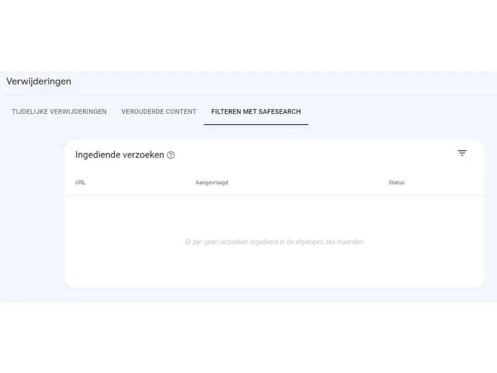 google search console removals adult content