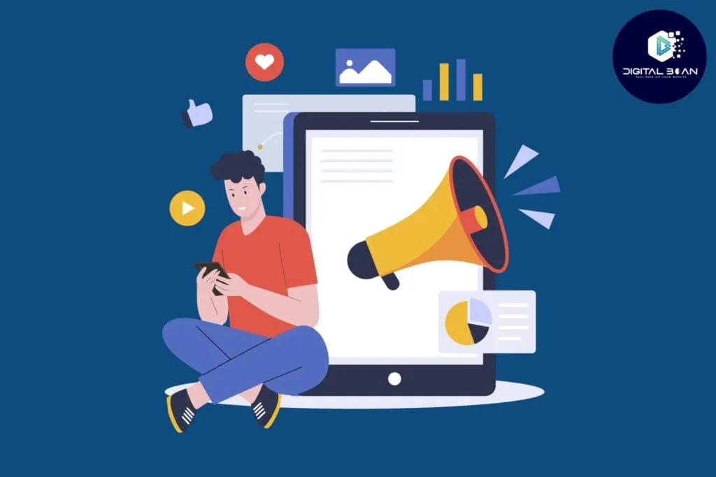 promote-seo-content-on-social-media-illustration