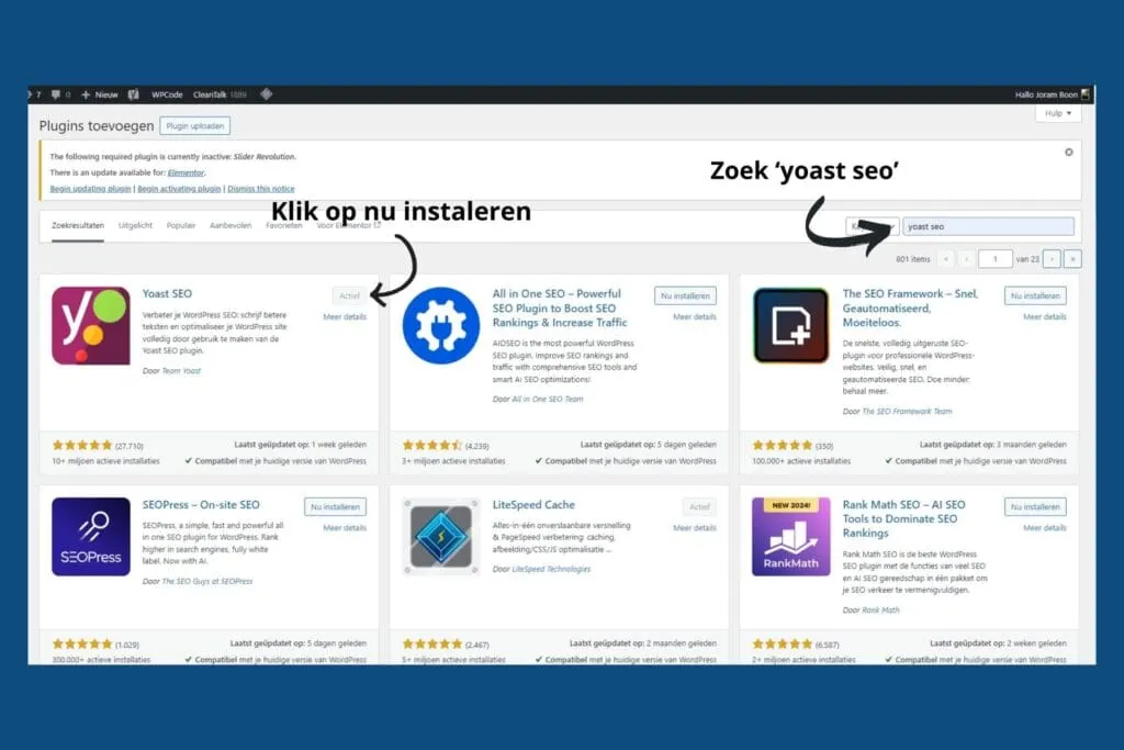 example-of-installing-yoast-seo-in-wordpress