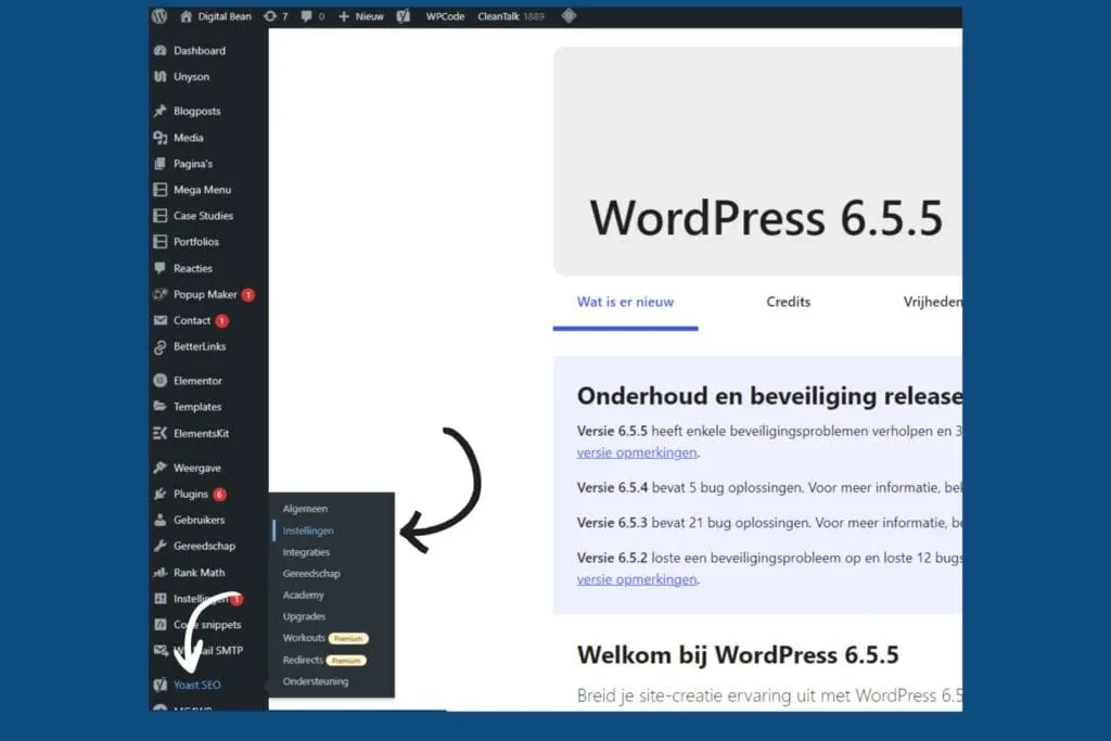 example-of-finding-the-yoast-seo-settings