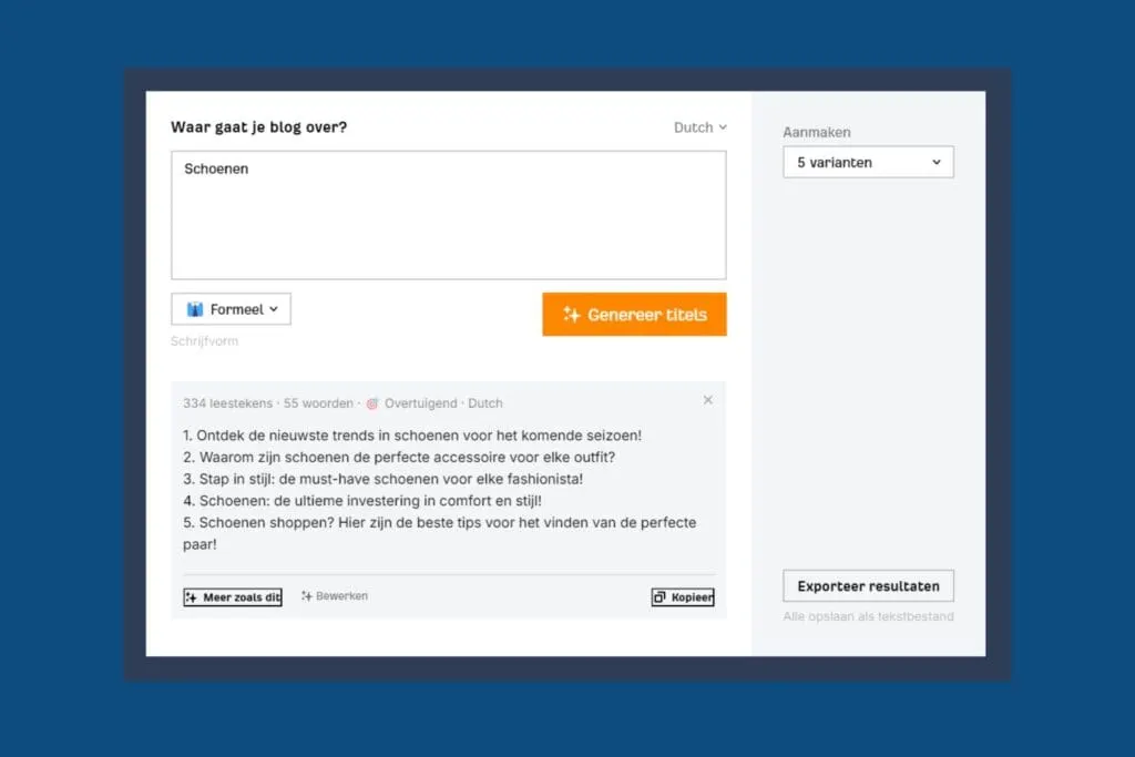 screenshot of the ahrefs blog title generator